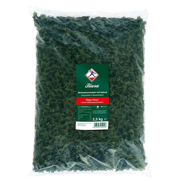 Grüne Wellenbandnudeln (Pasta) Grüne Wellenbandnudeln (Pasta)