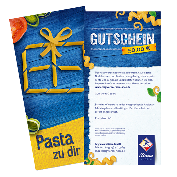 Onlineshop Gutschein 50,00 €
